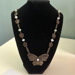 N23. Long Butterfly necklace.